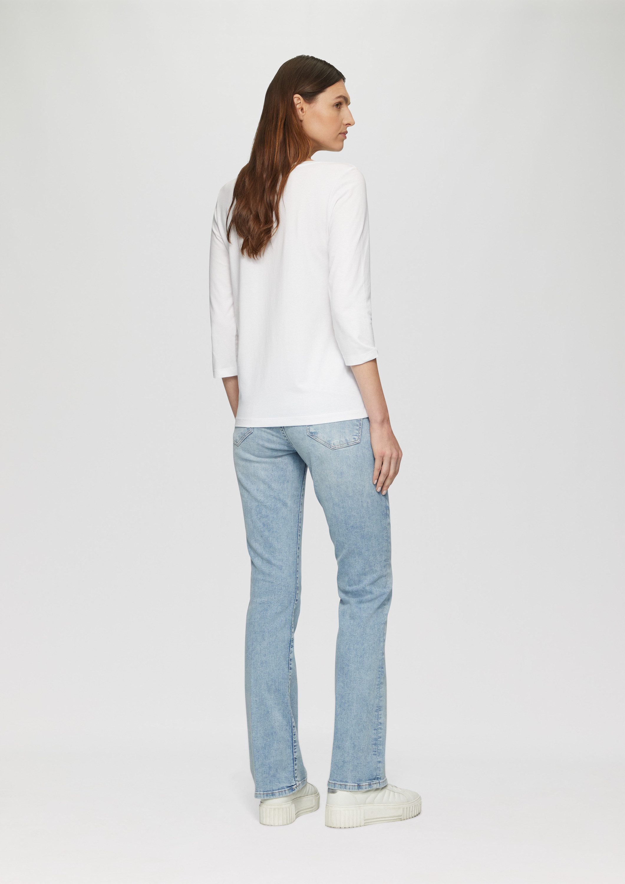s.Oliver Bootcut-Jeans Jeans-Hose BEVERLY Jeans Beverly / Slim Fit / Mid Rise / Bootcut Leg