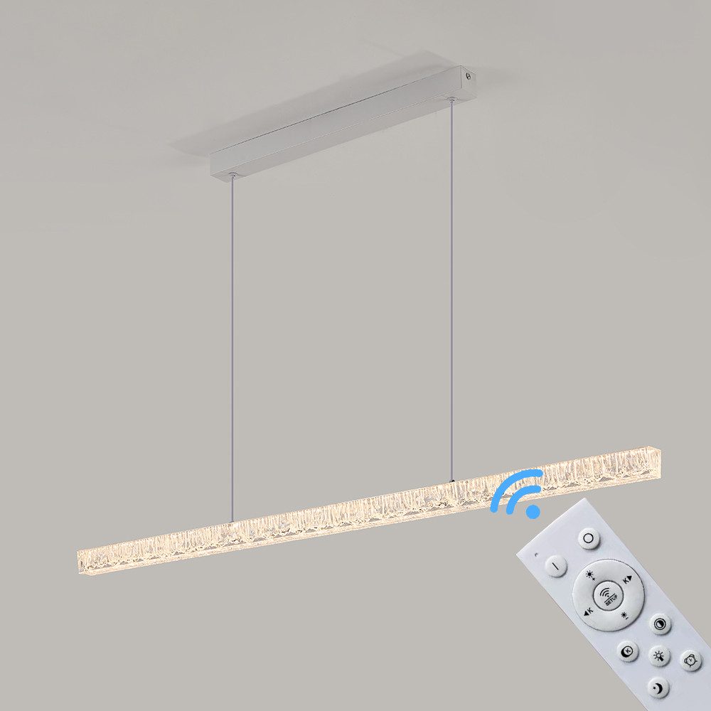 Eurotondisplay LED Deckenleuchte LED Deckenleuchte mit Fernbedienung Lichtfarbe Helligkeit einstellbar, LED fest integriert, Warumweiß, Neutralweiß, Kaltweiß, Lichtfarbe und Helligkeit einstellbar