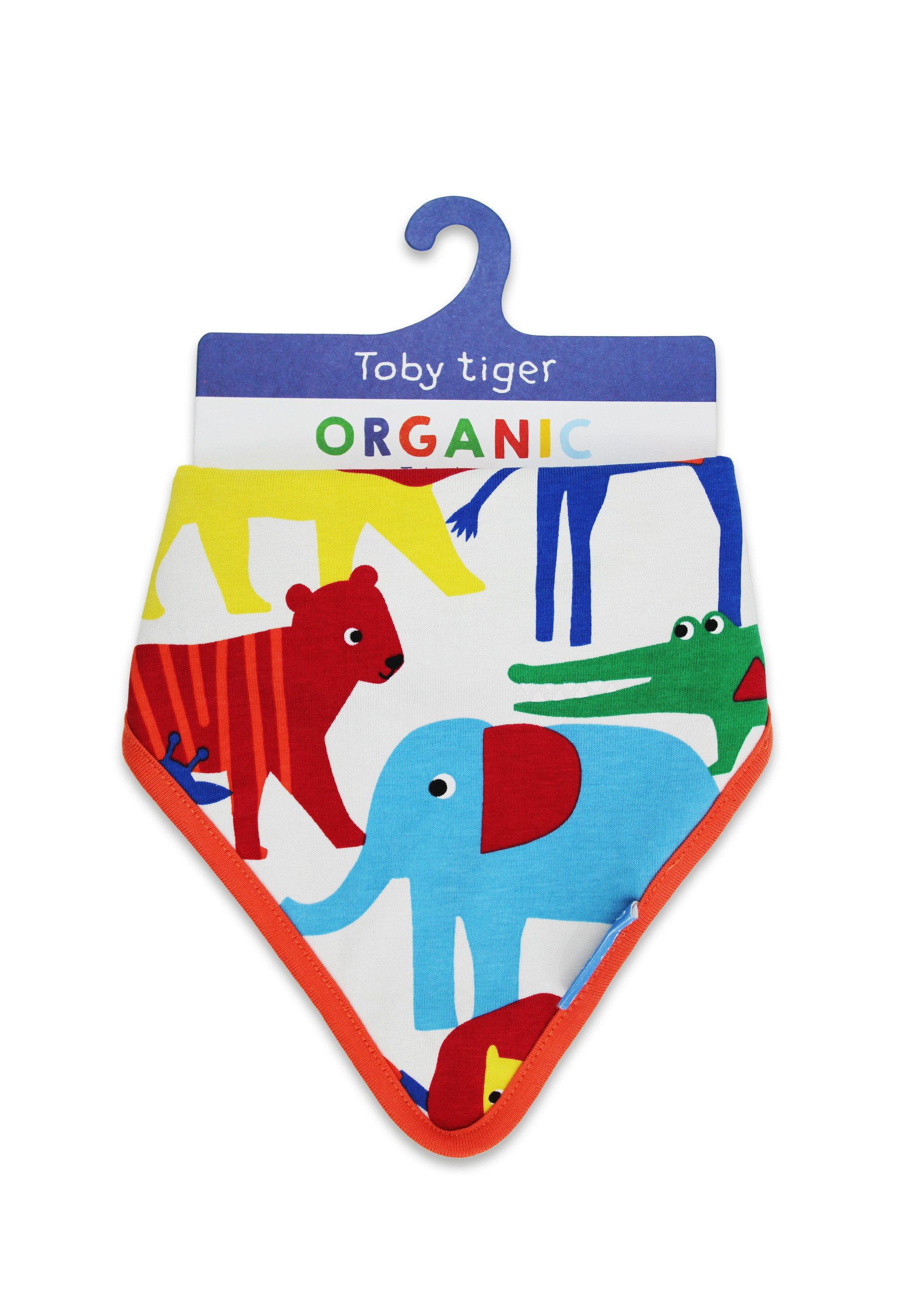 Toby Tiger Dreieckstuch Tuch mit Safari Print