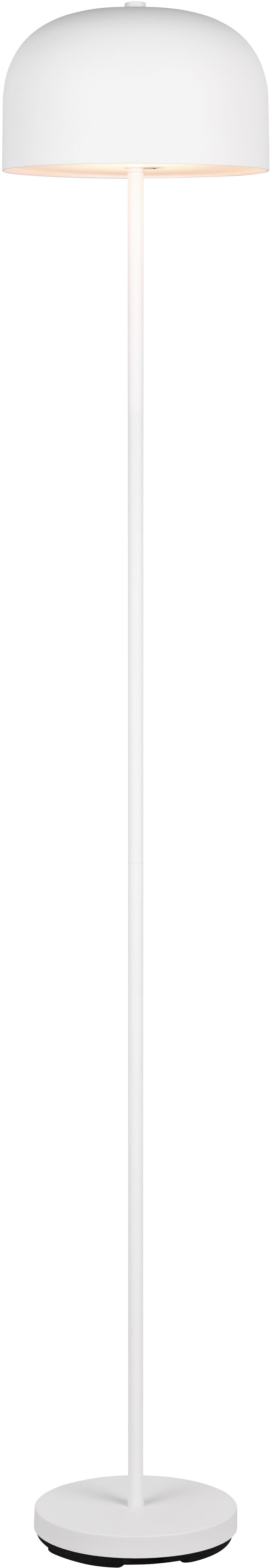 Reality Leuchten LED Stehlampe JEFF, Akku LED Stehleuchte mit USB, 2,5W 250 Lumen 3000K warmweiß, Dimmfunktion, USB-Ladefunktion, mehrere Helligkeitsstufen, LED fest integriert, Warmweiß, Akku LED Stehlampe mit Touchdimmer, USB-Anschluss Höhe max 147 cm