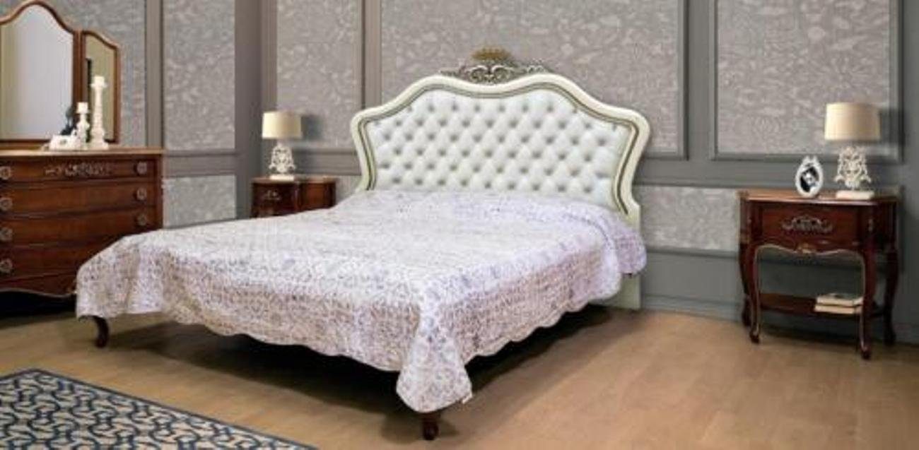 JVmoebel Schlafzimmer-Set, Bett Luxus 2x Nachttisch Einrichtung Schlafzimmer Möbel 3tlg. Betten