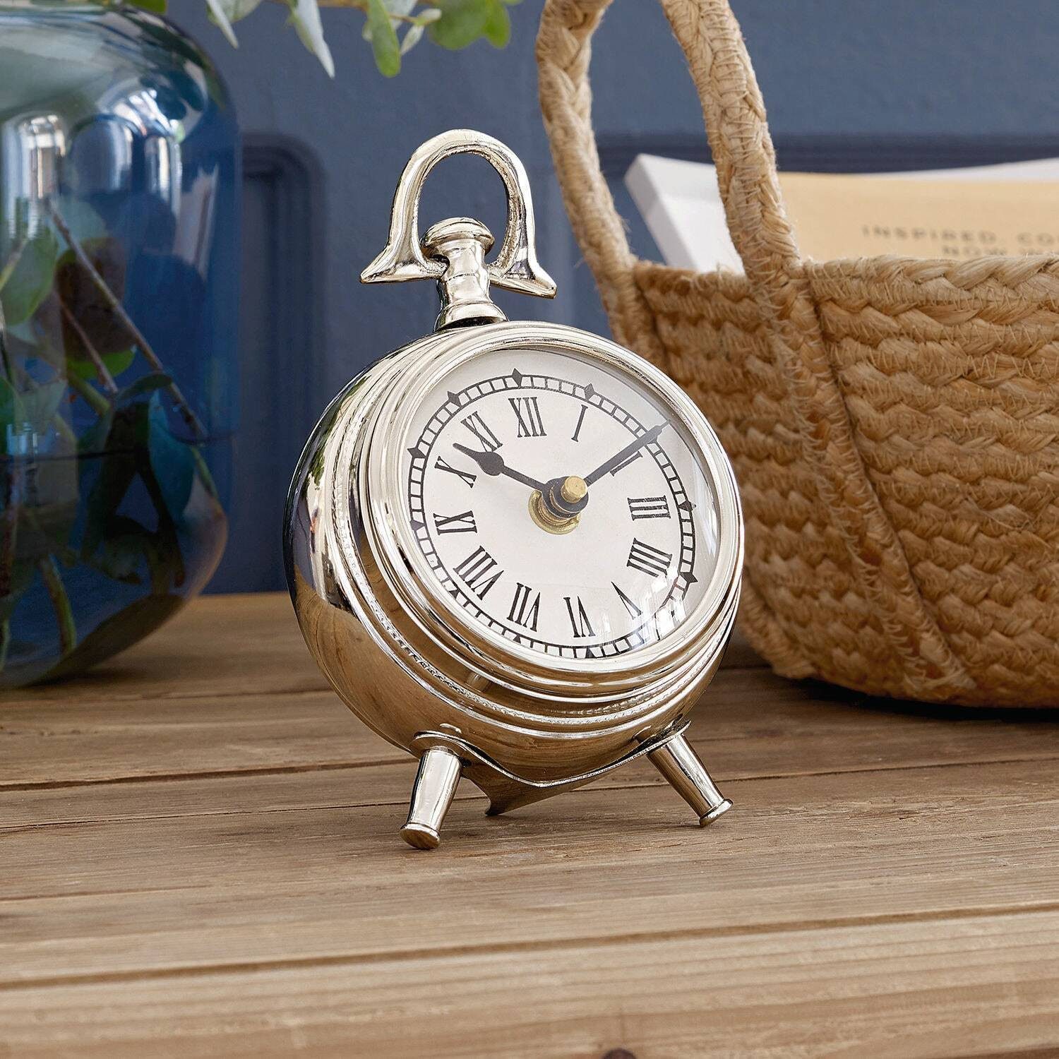 Mirabeau Wanduhr Uhr Coraten silber