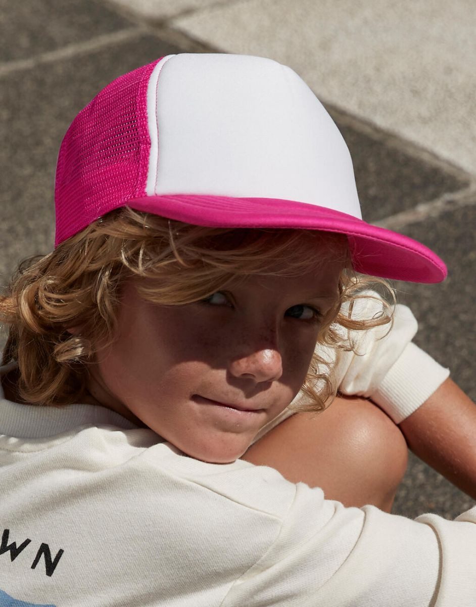 Beechfield® Baseball Cap Junior Vintage Snapback Trucker Cap / Kappe / Mütze / Hut