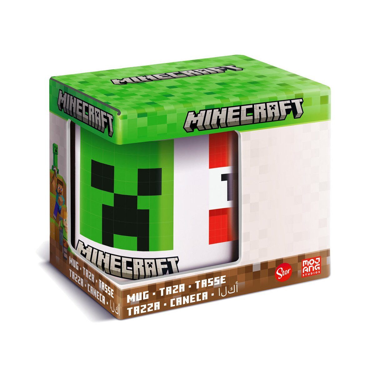 Minecraft Tasse Minecraft Adaptation Porzellantasse 325 ml, 1-tlg.