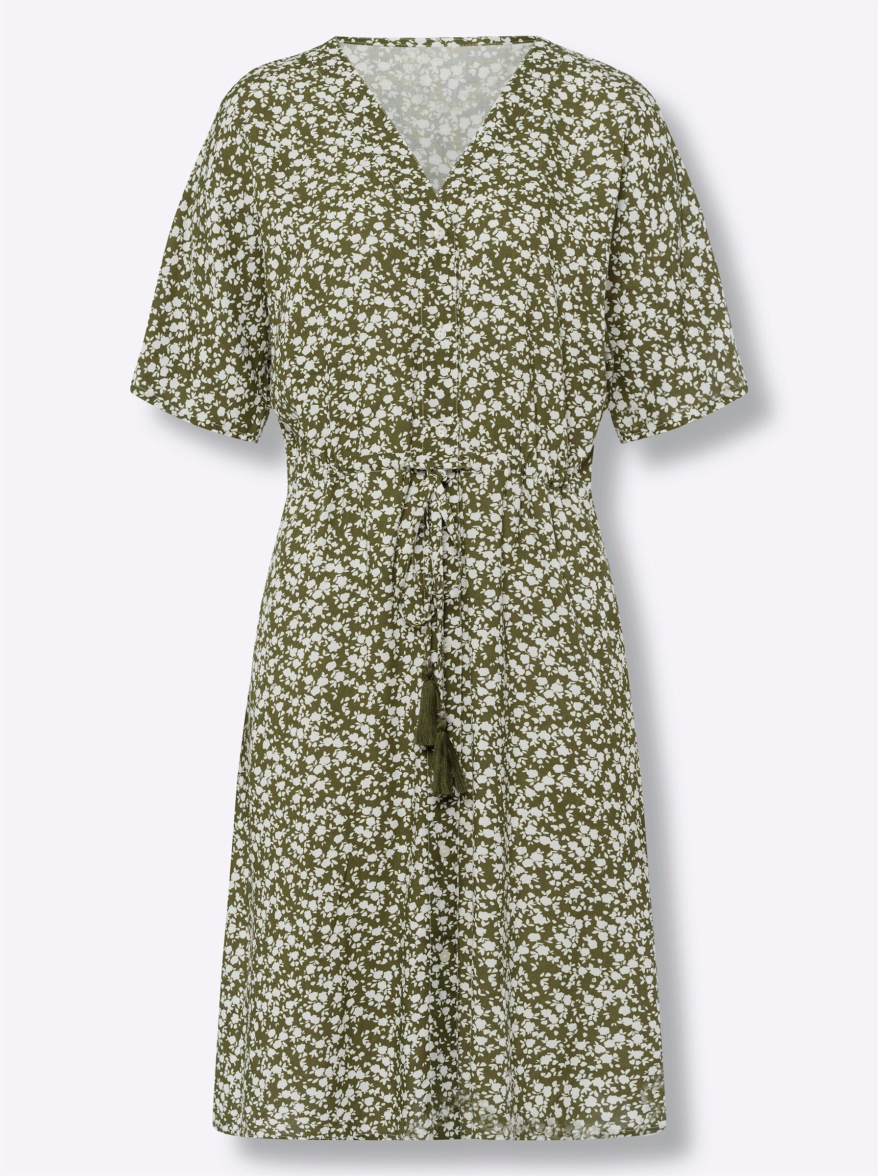 heine Etuikleid Druck-Kleid Kurzarm