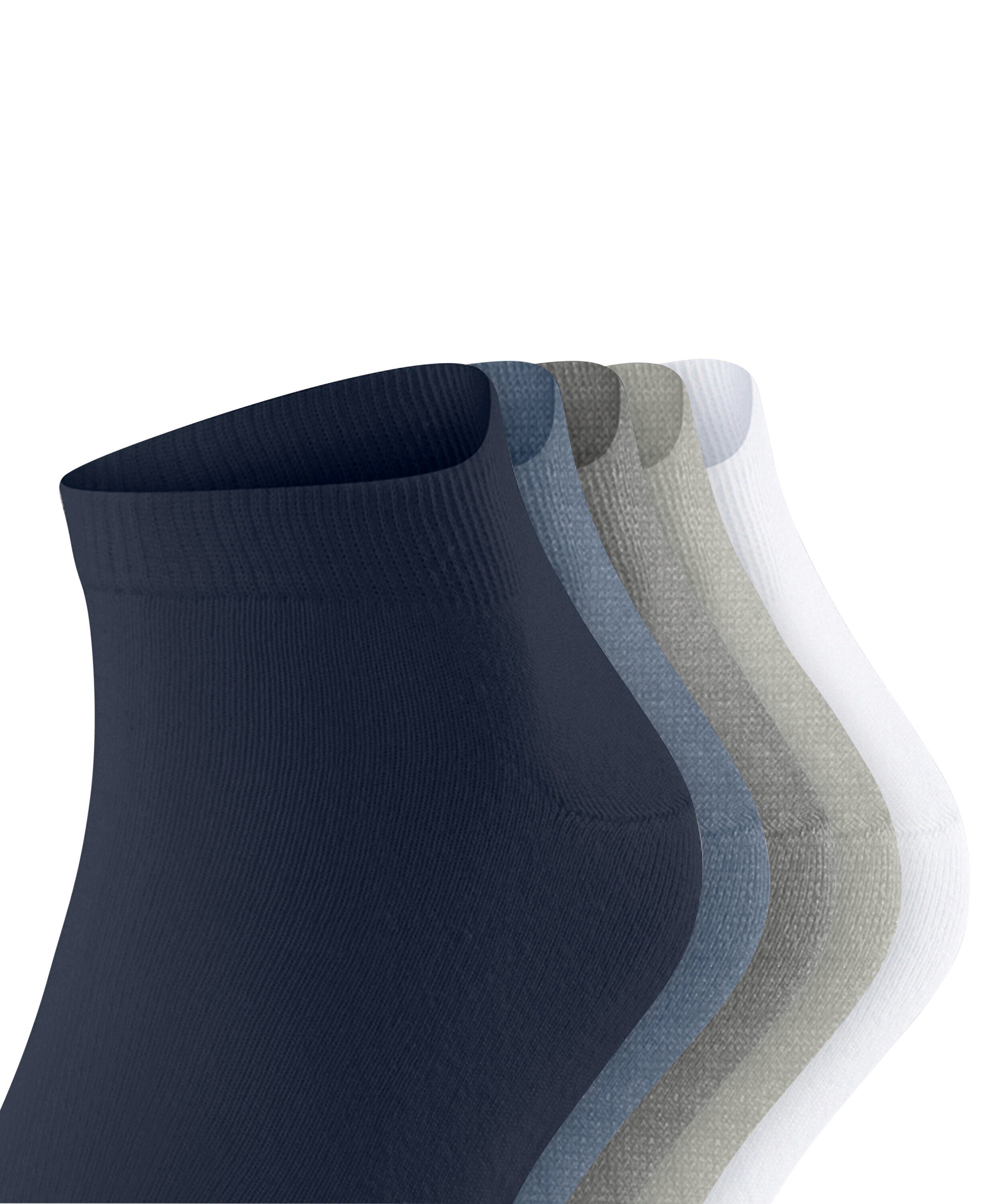 Esprit Sneakersocken Solid-Mix 5-Pack Sneakersocken aus Biobaumwolle (5-Paar) aus Biobaumwolle
