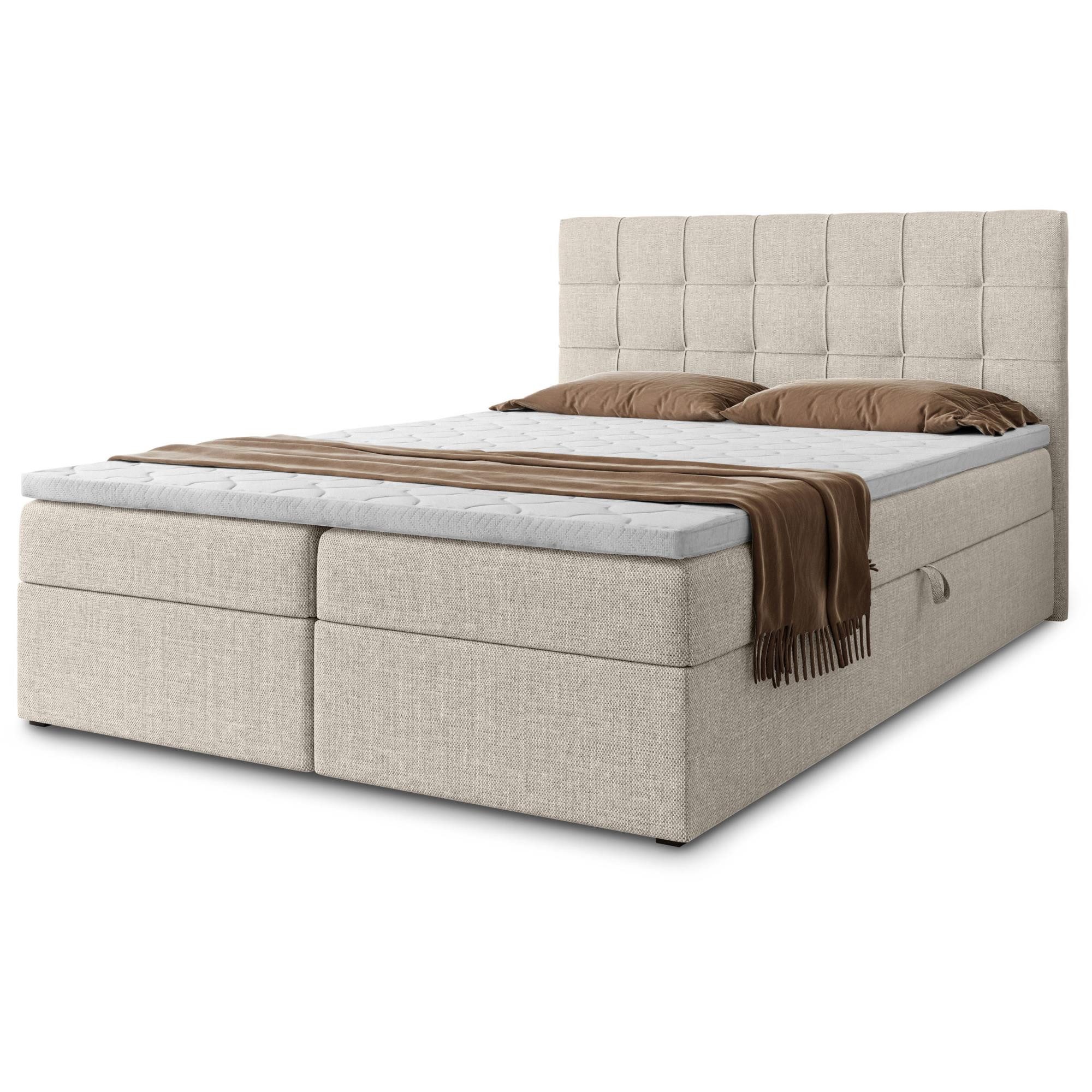 Beautysofa Boxspringbett Topiq II B: 140, günstig online kaufen