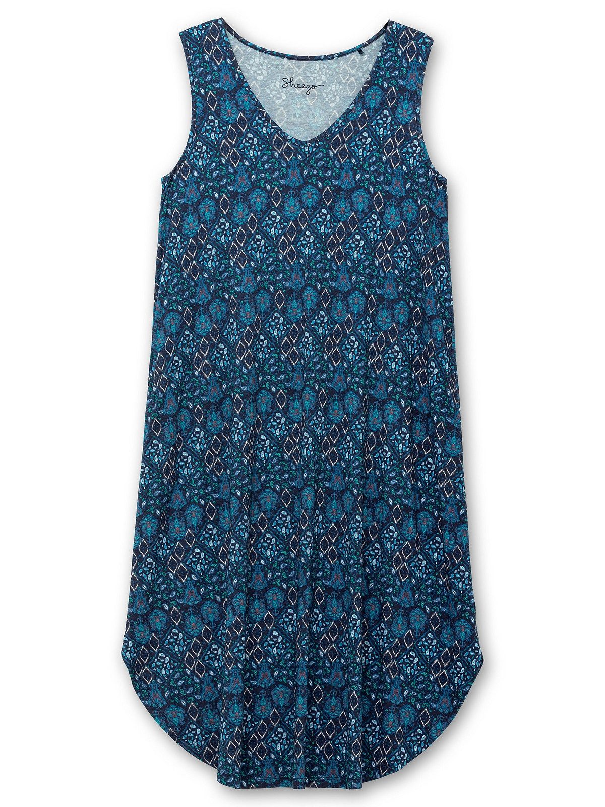 Sheego Jerseykleid Große Größen mit Ornamentprint