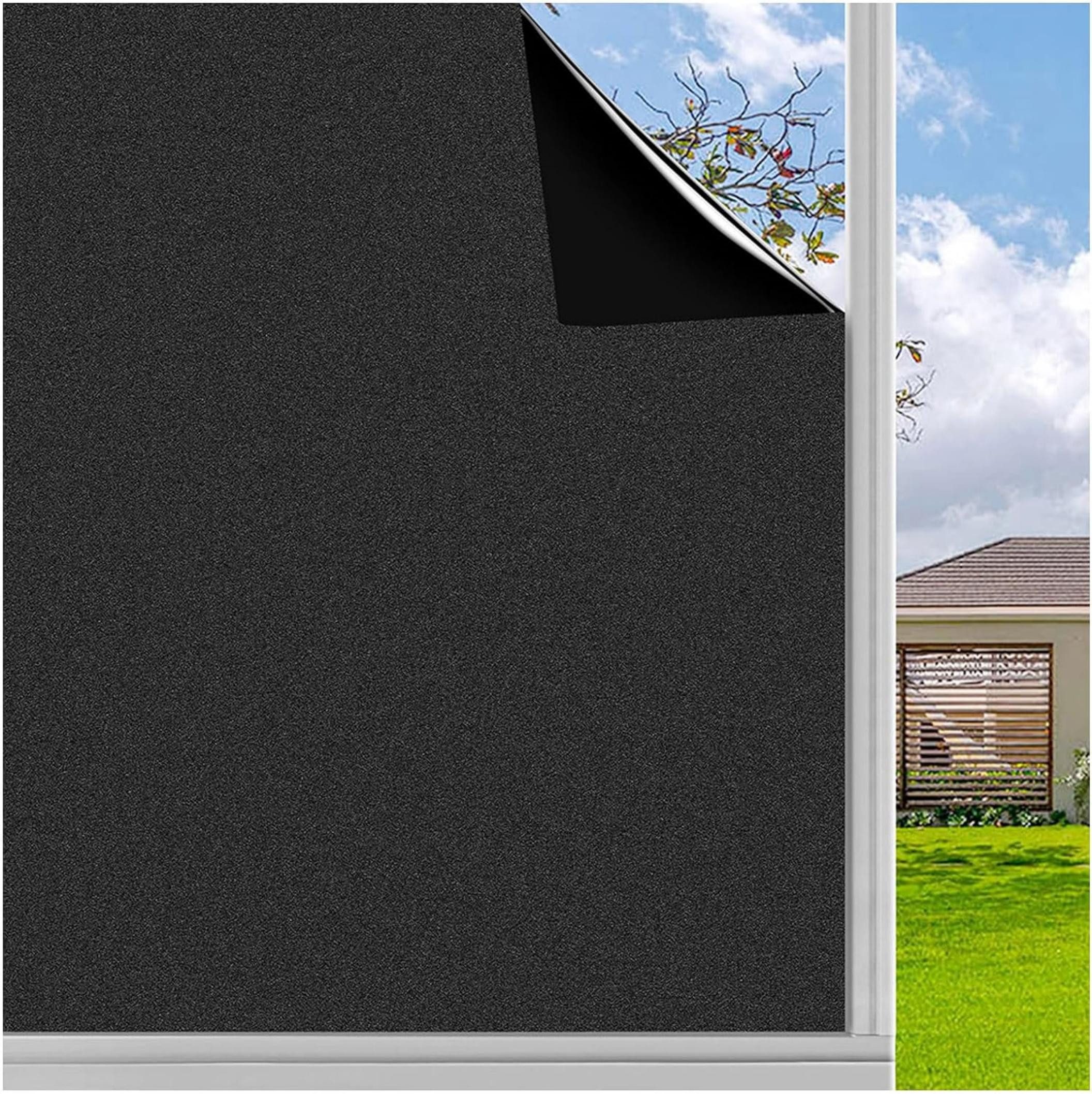 Coonoor Fensterfolie Fensterfolie Sichtschutz Fensterfolie 45x200 günstig online kaufen