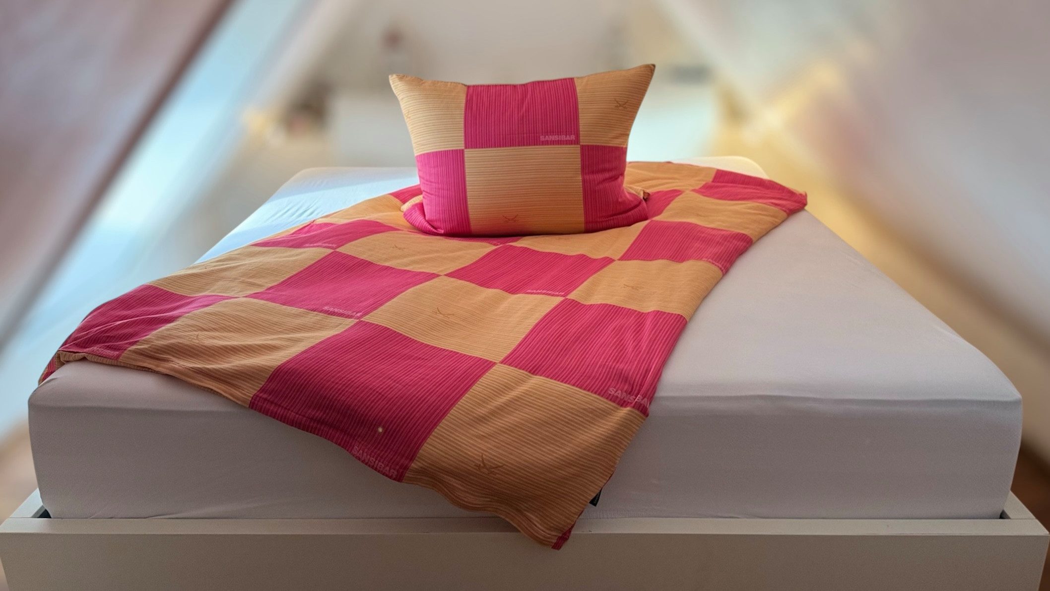 Sansibar Sylt Wendebettwäsche Sansibar Bettwäsche-Set Chessboard, 100% Prem günstig online kaufen