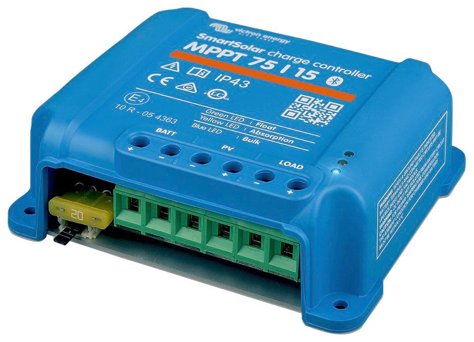 offgridtec Солнечный контроллер заряда SmartSolar, 1-St., Integriertes Bluetooth-Modul