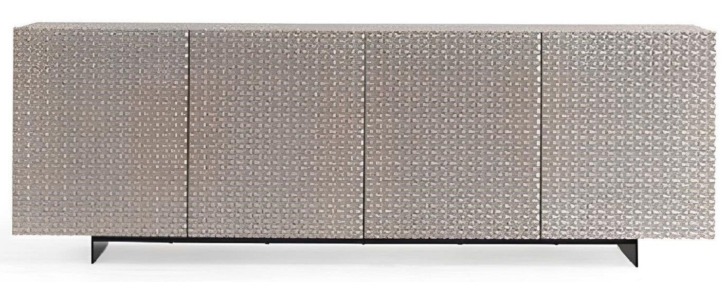 Xlmoebel Anrichte Wohnzimmer Spiegel Anrichte Schrank Edle Design Luxus 2tlg (Anrichte + Spiegel), Hergestellt in Europa
