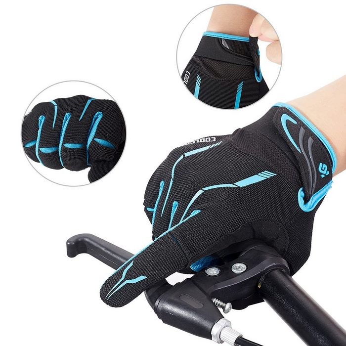 Leway Fahrradhandschuhe Vollfinger Fahrradhandschuhe Männer Touchscreen Kompatibel MTB Handschuhe mit Gel für Herren Damen