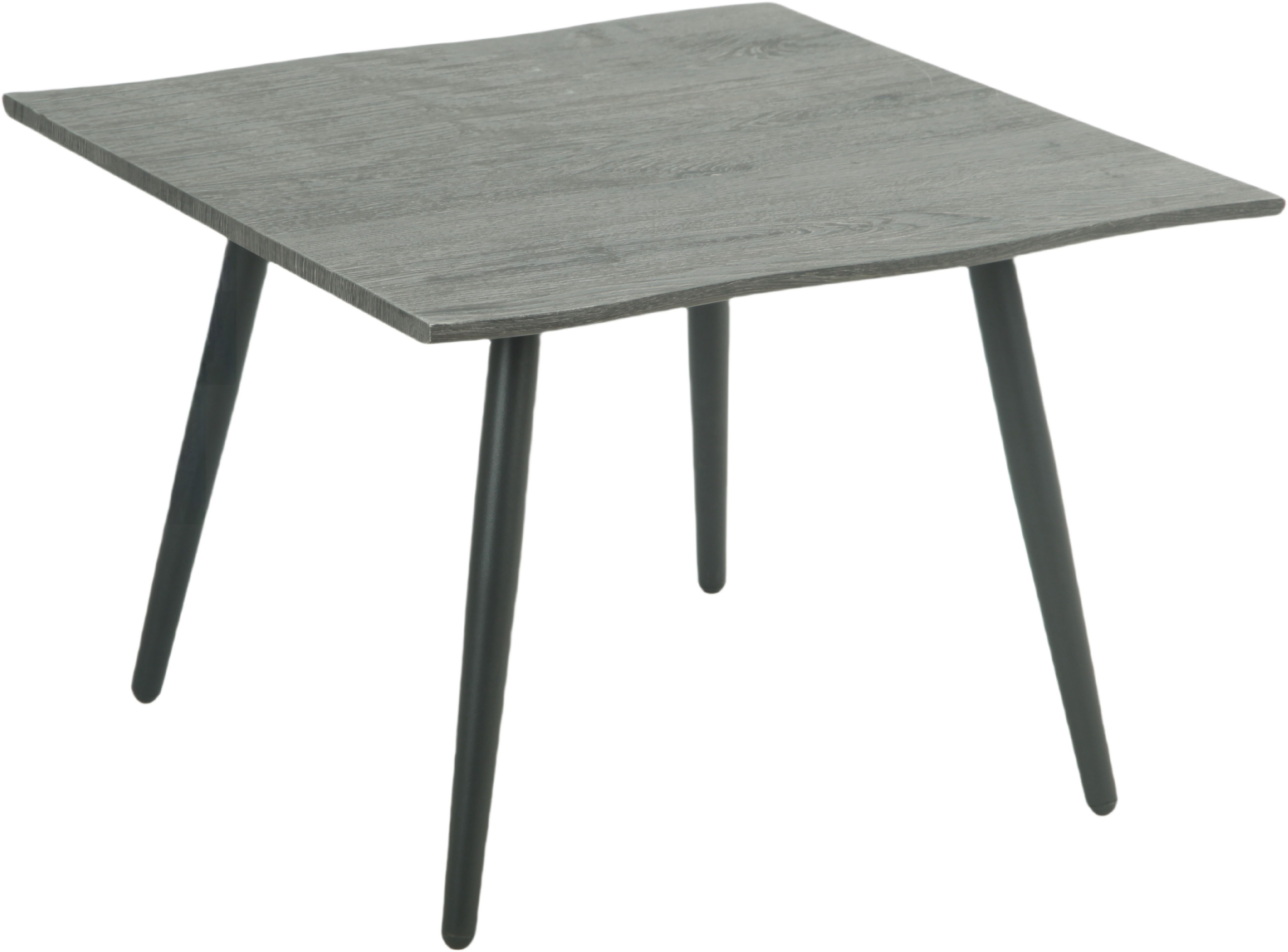 HELA Couchtisch ZÜRICH, Baumkantenoptik,Vierfuß,quadratisch,60 x 60 günstig online kaufen
