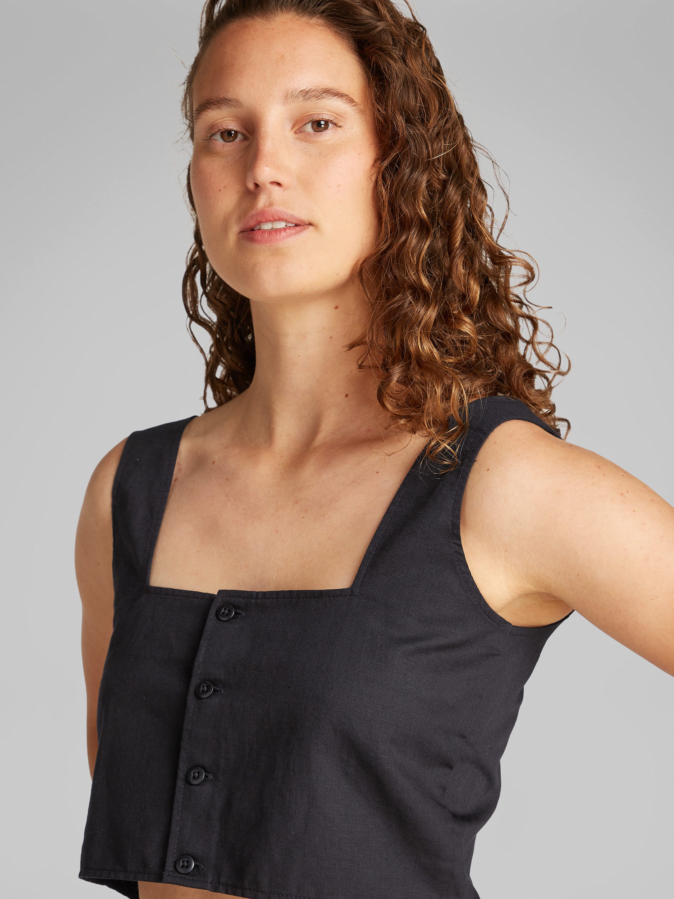 Calvin Klein Jeans Crop-Top SOFT LINEN günstig online kaufen