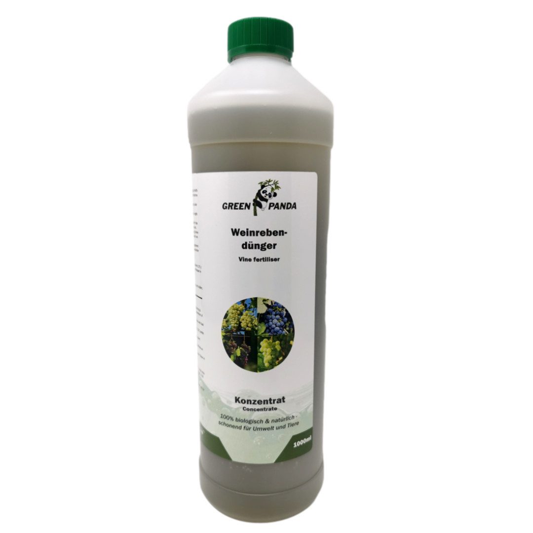 GreenPanda Obstdünger Bio Weinreben- & Traubendünger - Für intensiveren Geschmack, Flasche, 1-St., 1 Liter