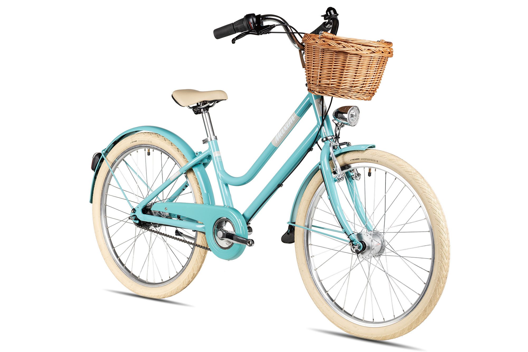Maxim Kinderfahrrad Girly 24 7 Wave, 7 Gang Shimano Nexus 7 Rücktritt Schaltwerk, Nabenschaltung Rücktritt, Nabenschaltung Rücktritt blau