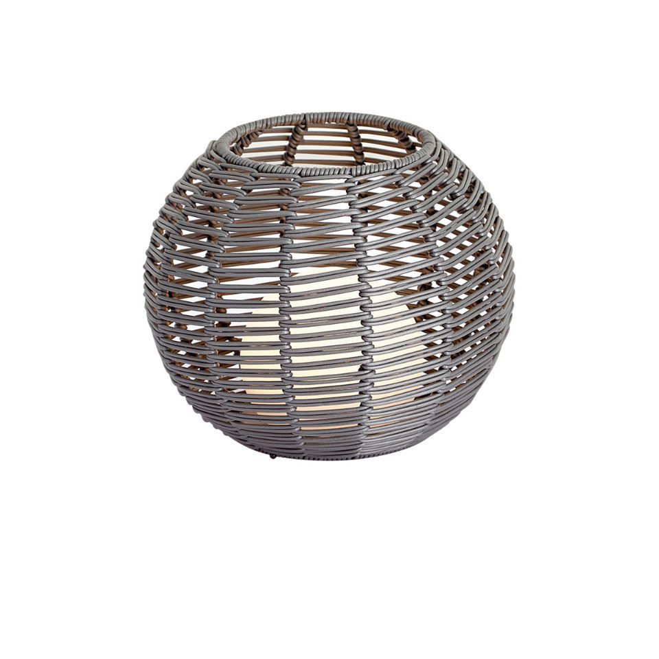 Qazqa USB-Stehleuchte Oli (1-St), QAZQA Akku­leuchte, integrated, Dunkelgrau, rubber, Modern