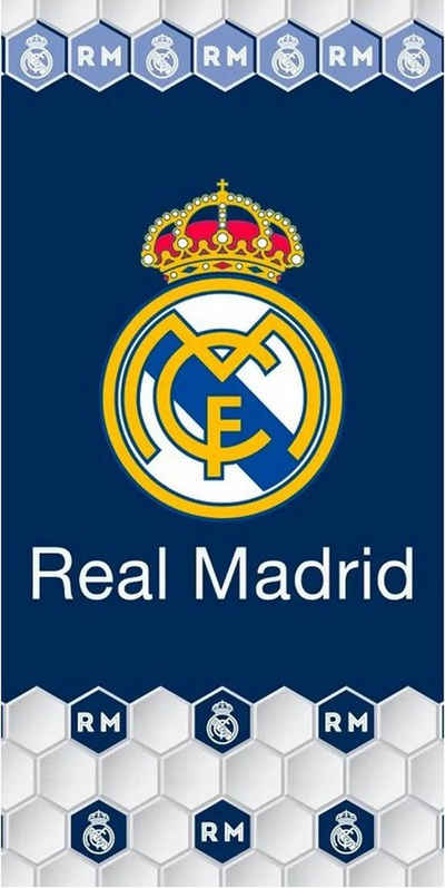 Tinisu Handtuch Real Madrid Handtuch Strand Fußball Badetuch 70x140cm
