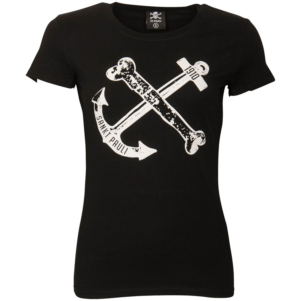 FC St. Pauli T-Shirt FC St. Pauli - Damen T-Shirt Anker - schwarz