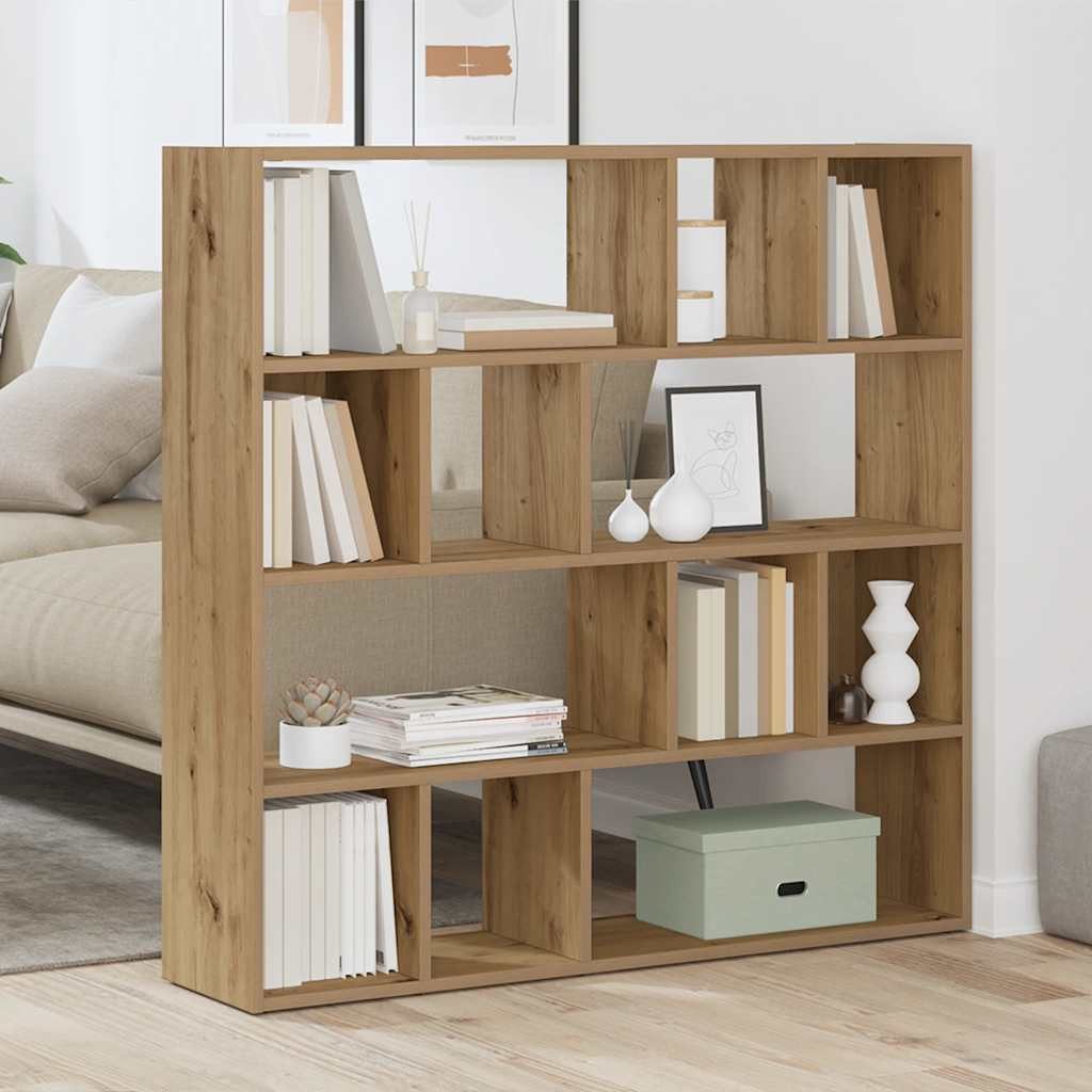 vidaXL Raumteiler Bücherregal/Raumteiler Artisan-Eiche 105x24x102 cm, günstig online kaufen