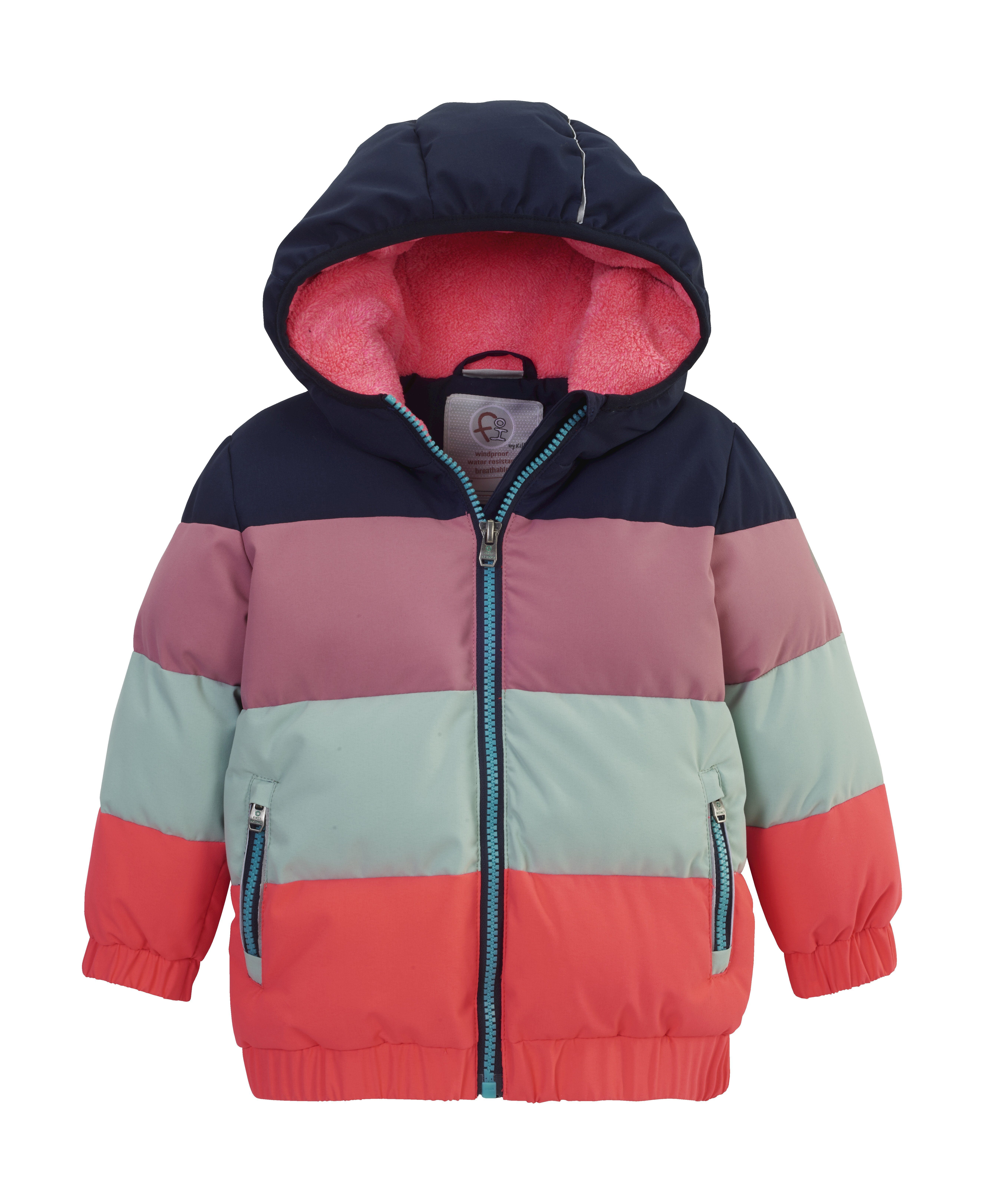 first instinct by killtec Steppjacke FIOW 30 MNS QLTD JCKT Gefütterte Winterjacke, wasserabweisend, atmungsaktiv, Colourblock