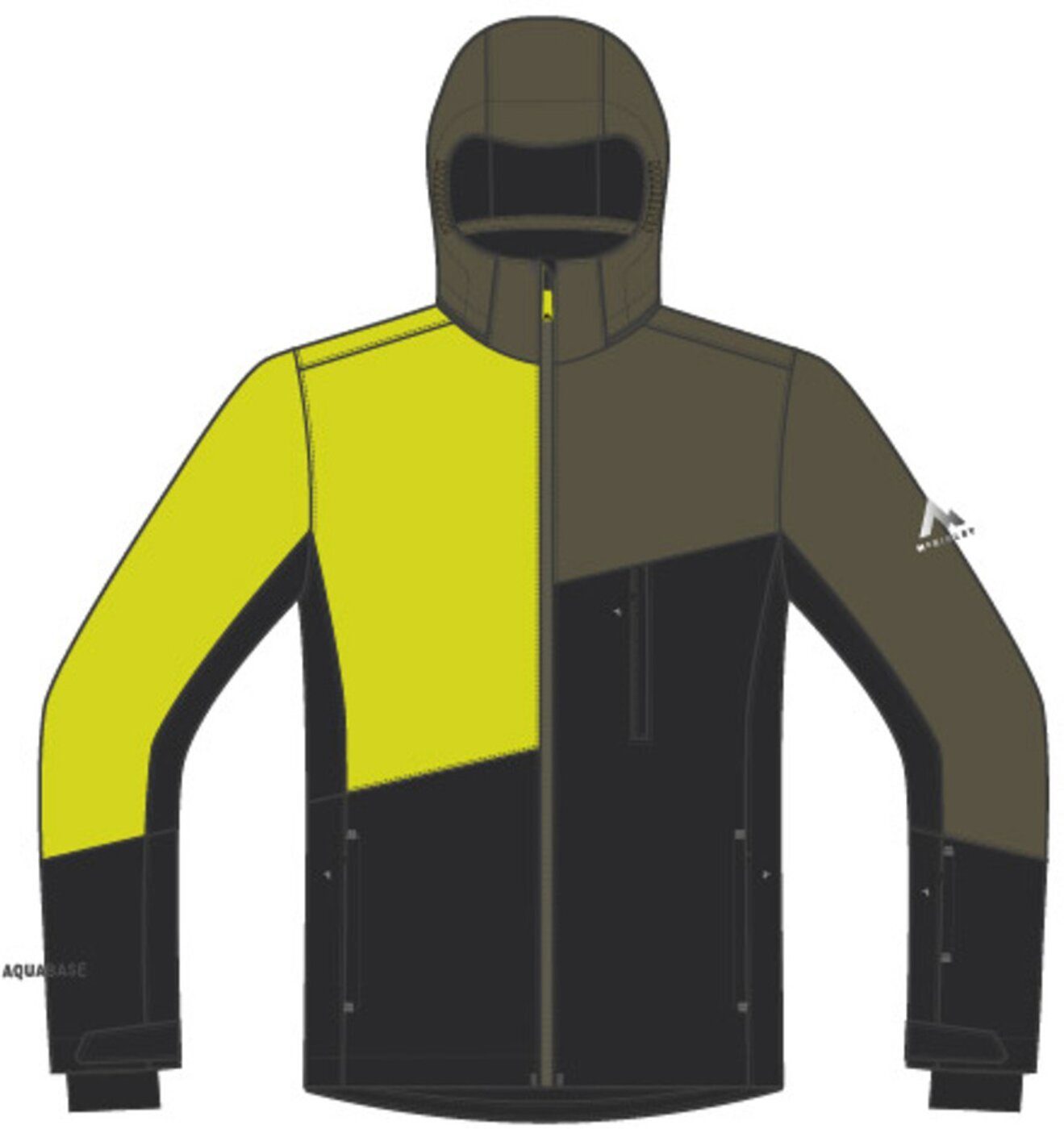 McKINLEY Anorak Ju.-Jacke David B BLACK/ROSE DARK