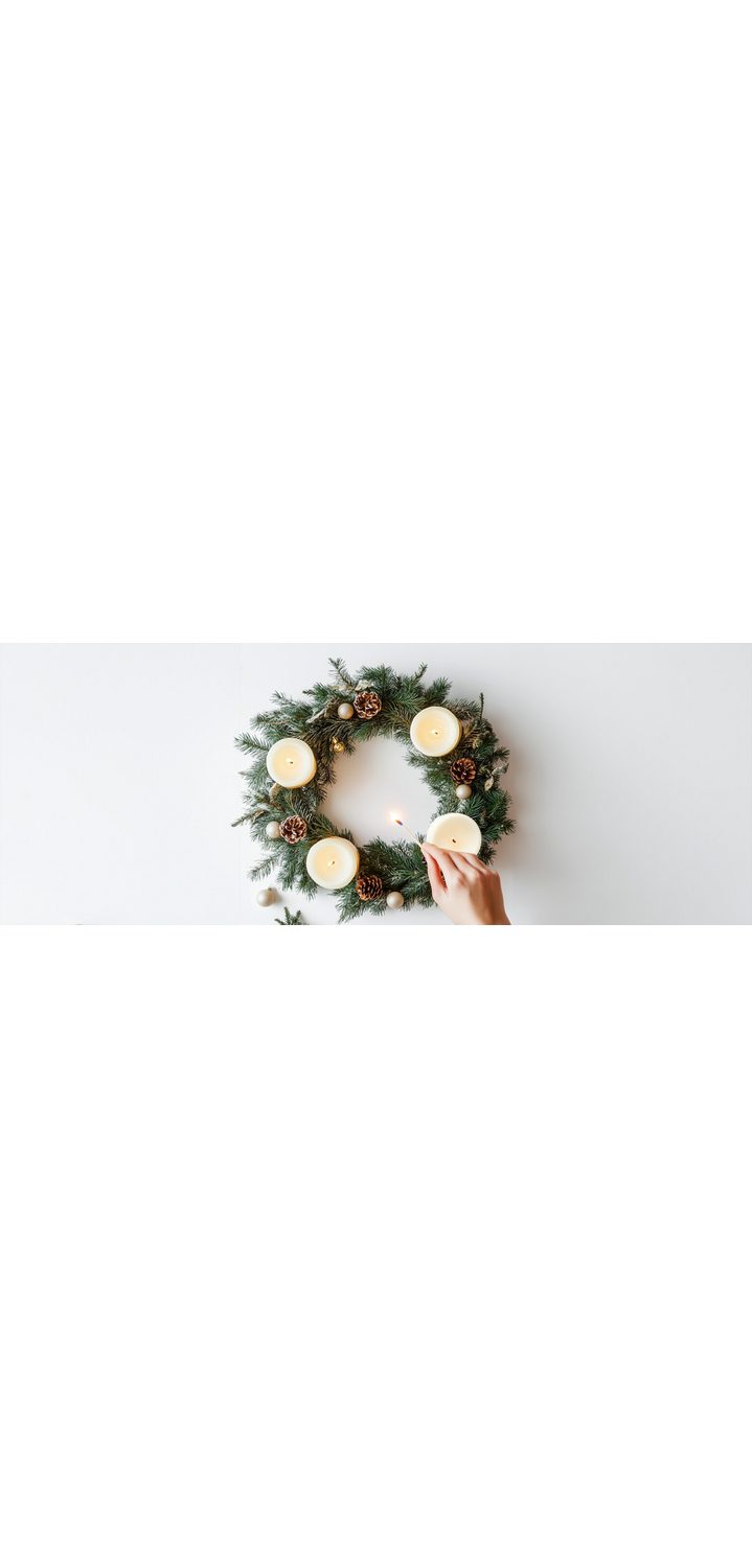 Adventskränze & Kerzen