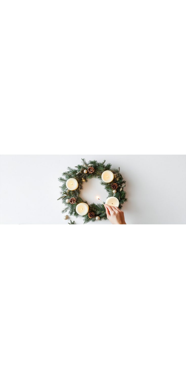 Adventskränze & Kerzen