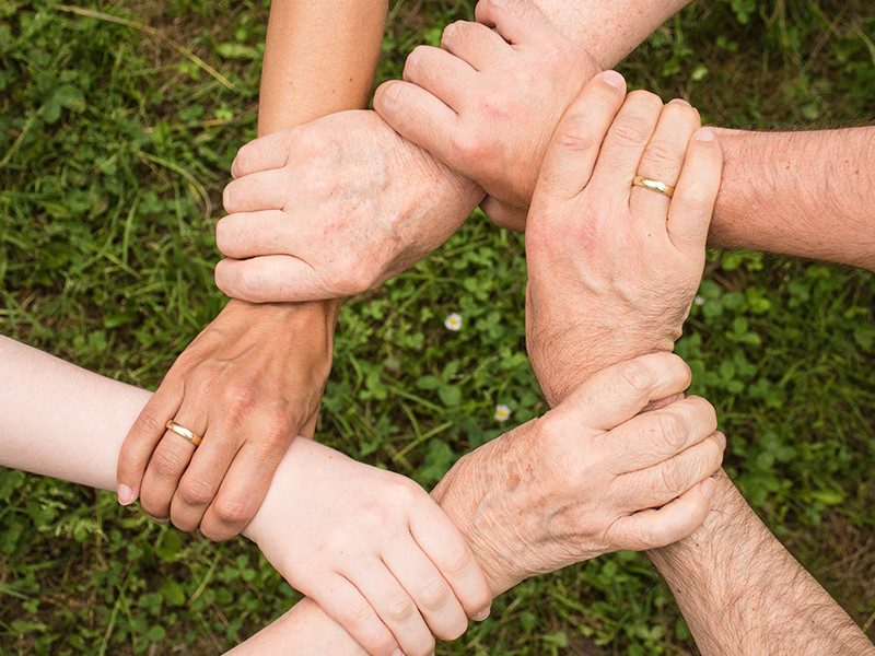 Knoten als Verbindung innerhalb eines Netzwerkes