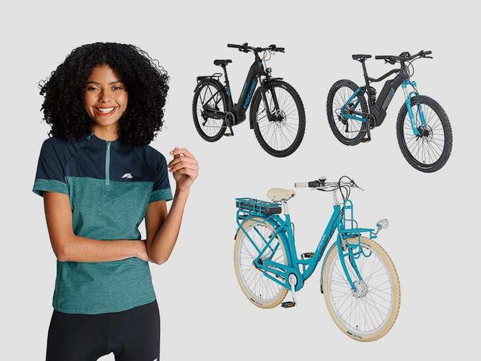 % Fahrräder, E-Bikes & mehr