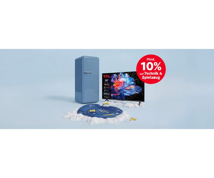 % Technik & Spielzeug