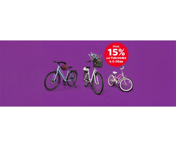Fahrräder, E-Bikes & mehr