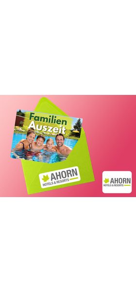 Familienzeit in einem der AHORN Hotels & Resorts nach Wahl*