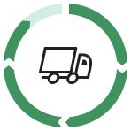 Teilweise zugestellt